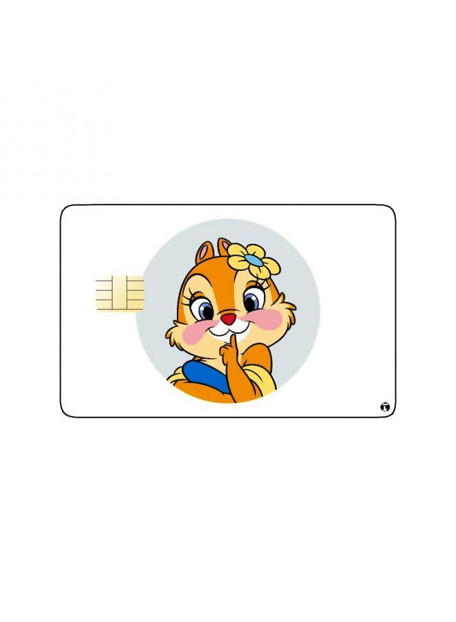 RKN PRINTED BANK CARD STICKER Animation Clarice From Chip 'N Dale By Disney - Image 1