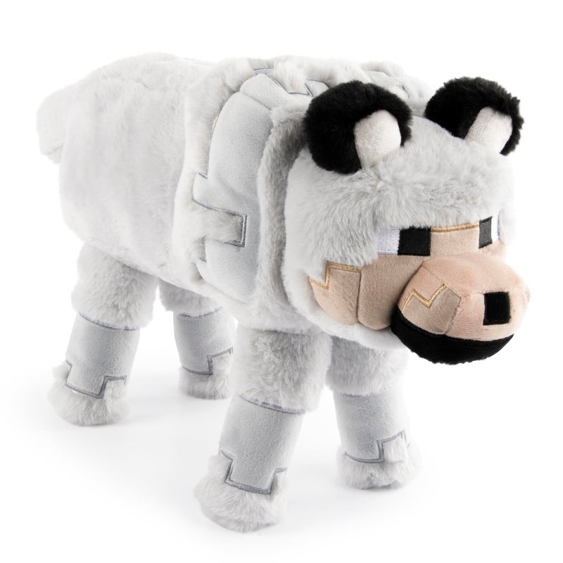 Jay Franco Minecraft Plush Pillow Buddy Soft Plushie Stuffed Pillow 19 Inches Gray Wolf - Image 2