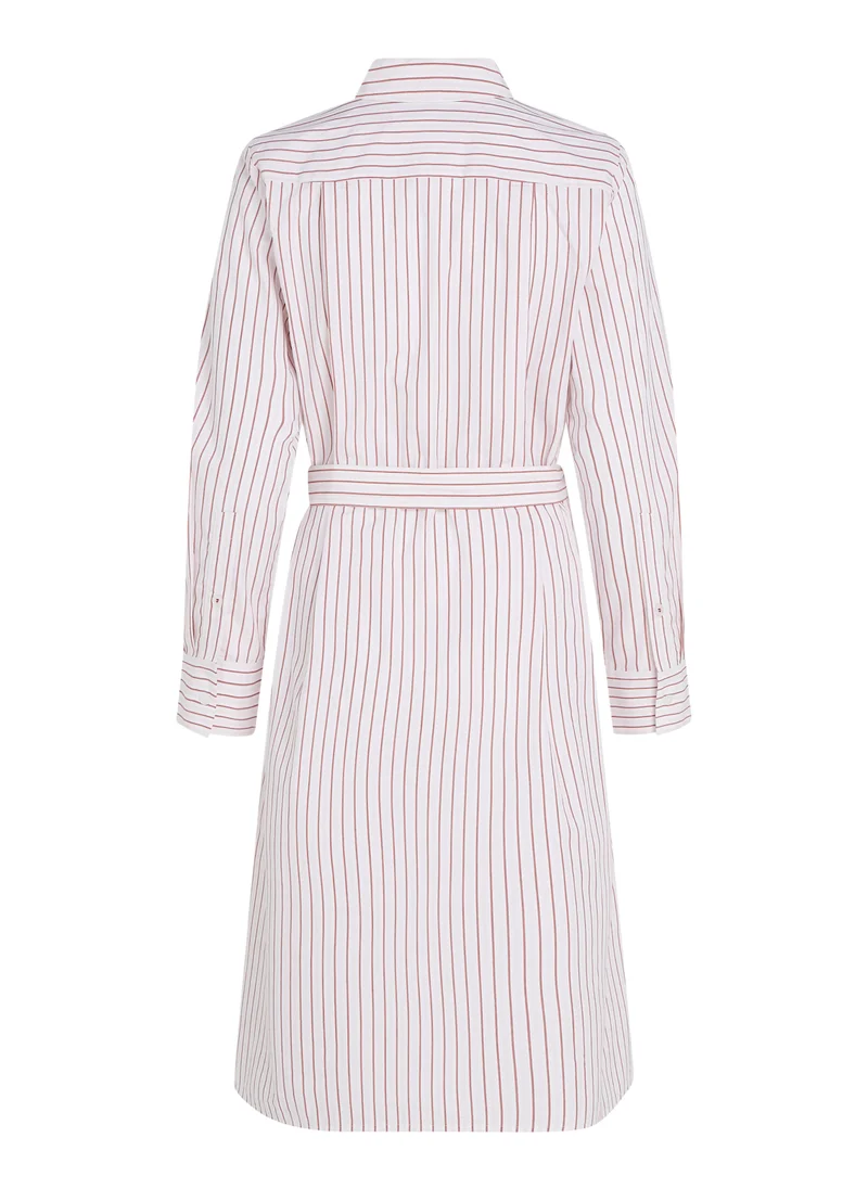 تومي هيلفيغر Striped Shirt Dress
