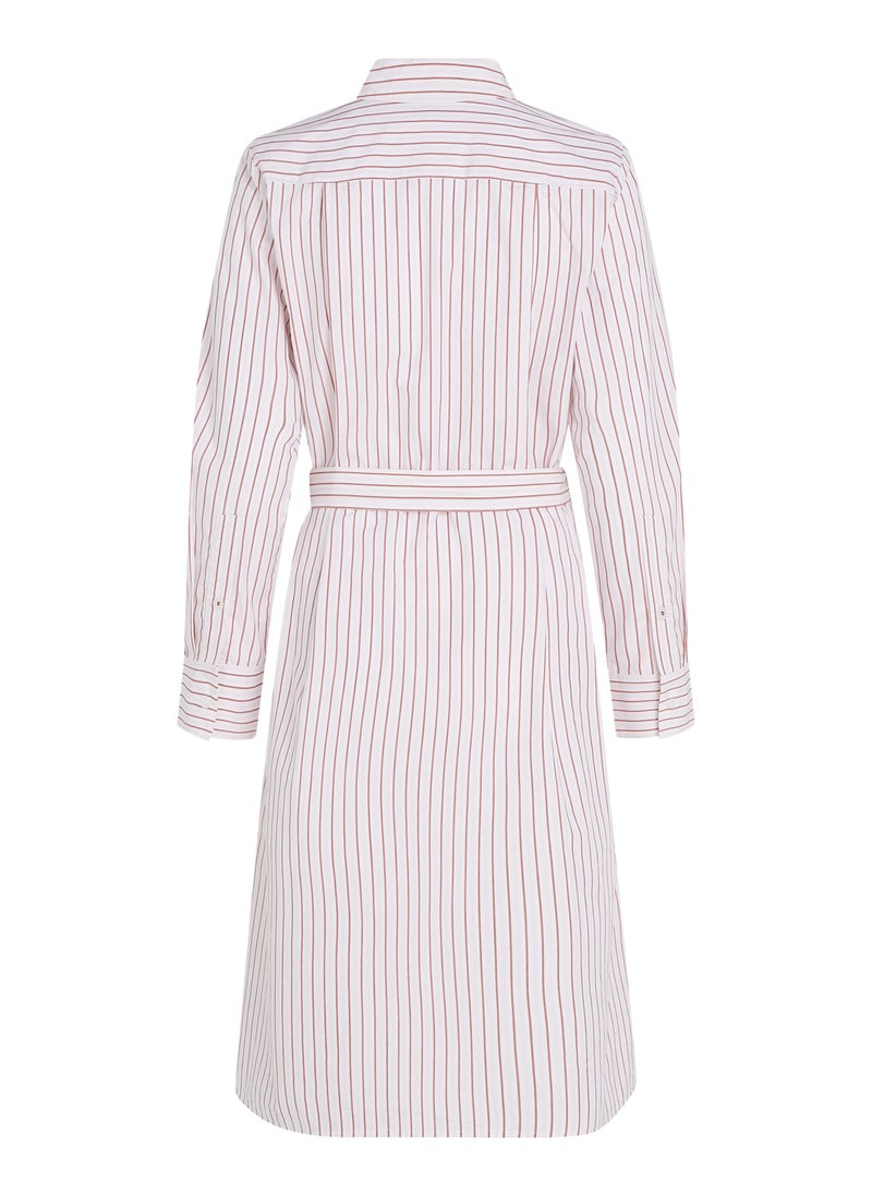 STRIPE REGULAR KNEE SHIRTDRESS - pzsku/Z2CA95BD8FD063290895FZ/45/_/1726737431/7650a143-bd65-4225-97f7-9be8ba39ace6