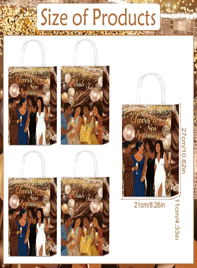 Aposwow Waiting To Exhale Party Favors - 16 Pcs Elegant Women Silhouette Goodie Candy Gift Bags Exhale Night Party Favors for Girls Womens Fans Birthday Celebrations - Image 2