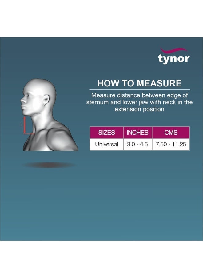 Tynor Cervical Pillow Regular, for Neck Pain Relief | Ergonomic Orthopedic Support for Cervical Spine Alignment, Sleeping Comfort & Posture Correction | Pack of 1 (Universal Size, Grey) - Image 2