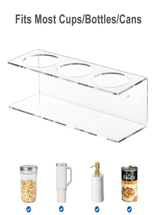Hudgan 4 Pack Water Bottle Organizer for Stanley 40 oz Tumbler, Water Bottle Holder for Cabinet, Cups/Bottles/Cans Holder Storage - Image 2
