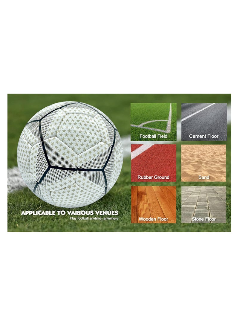 Spall Football Soccer Ball For Matches World Cup Best Indoor/Outdoor Water Proof Ball For Professional Training And Match Men And Women Youth And Adult - Image 4
