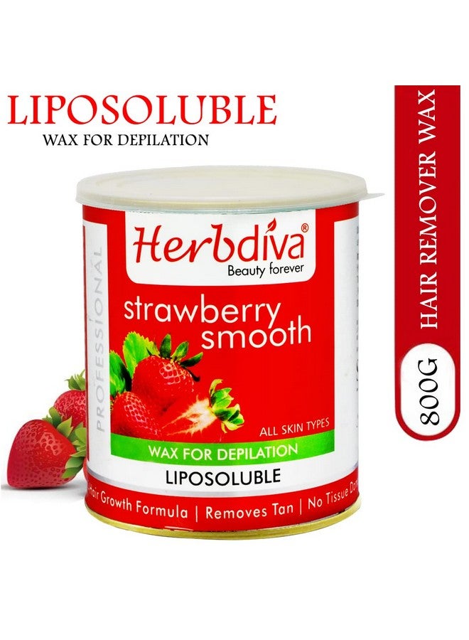 هيربيفا شمع الفراولة الناعم القابل للذوبان في الدهون 800 جرام | لإزالة الشعر والجمال إلى الأبد|العناية الاحترافية|طريقة نقية لبشرة ناعمة حريرية|غنية بزبدة الكاكاو وزبدة الشيا | لجميع أنواع البشرة - Image 2