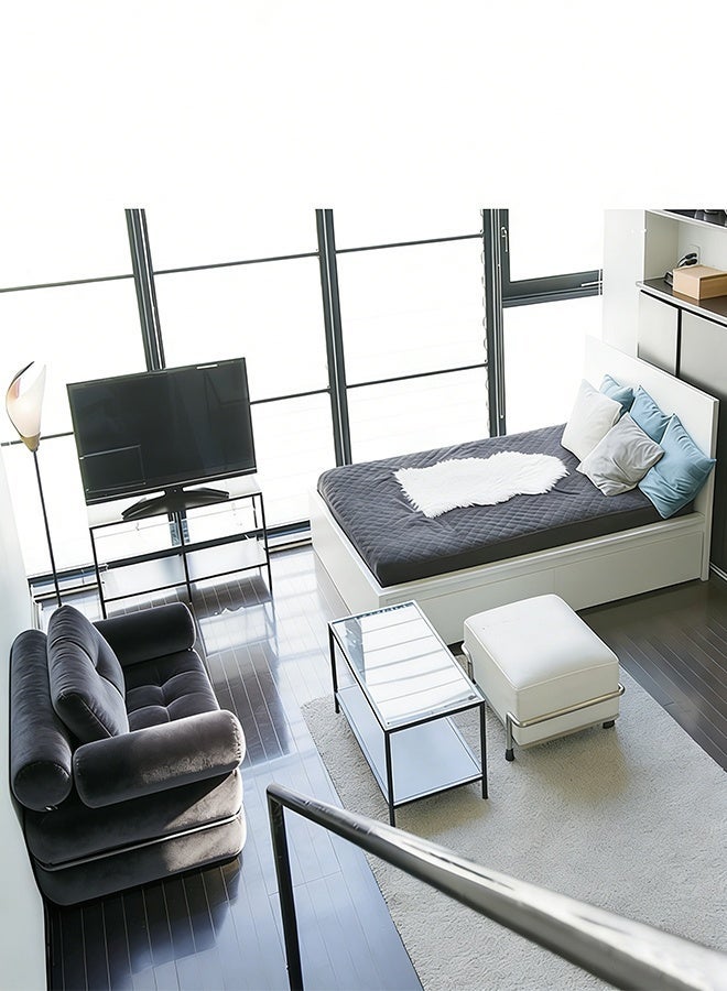 ميريزا سرير أريكة قابل للطي بمقاس فردي | كرسي نوم قابل للتحويل مع وسادة، مرتبة قابلة للطي ودعم للظهر، أريكة أرضية محمولة للمنزل, غرفة المعيشة وغرفة النوم - Image 4