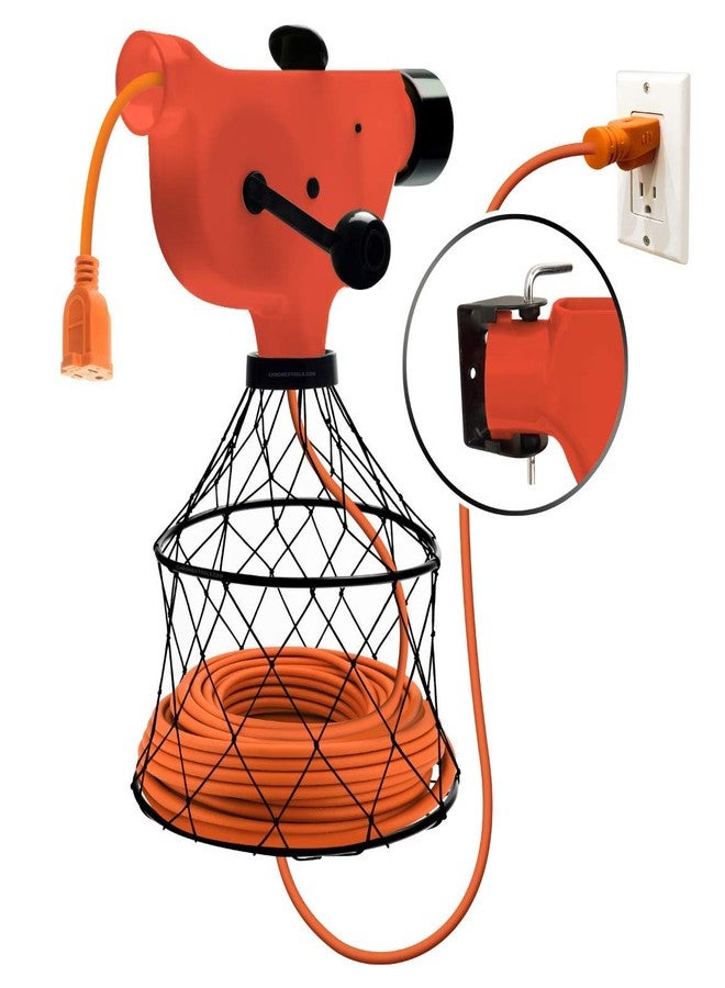 Chromex Extension Cord Winder with Swivel Mount ADX1-1005-ORG - Image 1