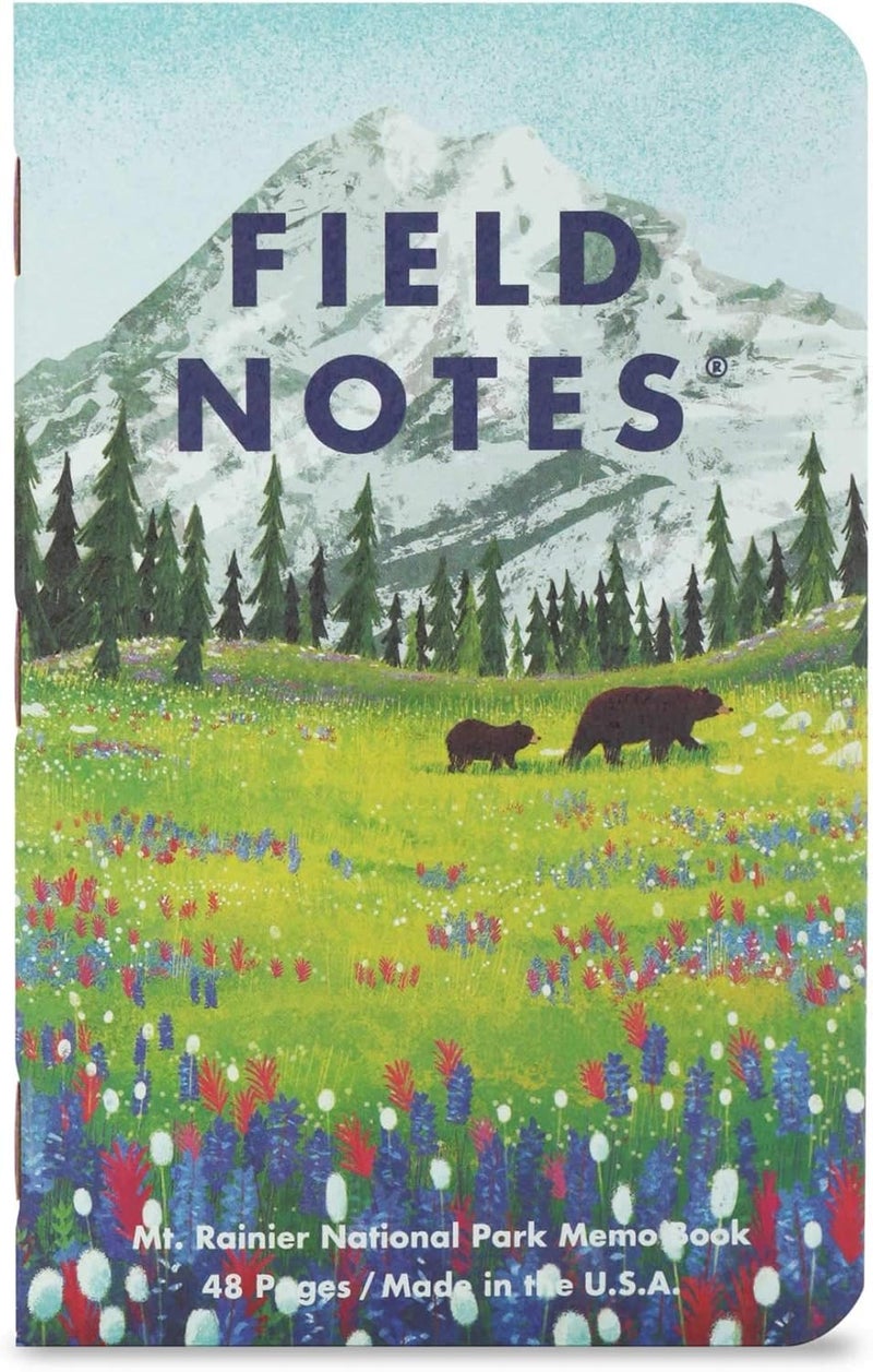 Field Notes : National Parks Series (Series B - Grand Canyon, Joshua Tree, Mount Rainier) - Graph Paper Memo Book 3-Pack - 3.5 x 5.5 Inch - Image 4