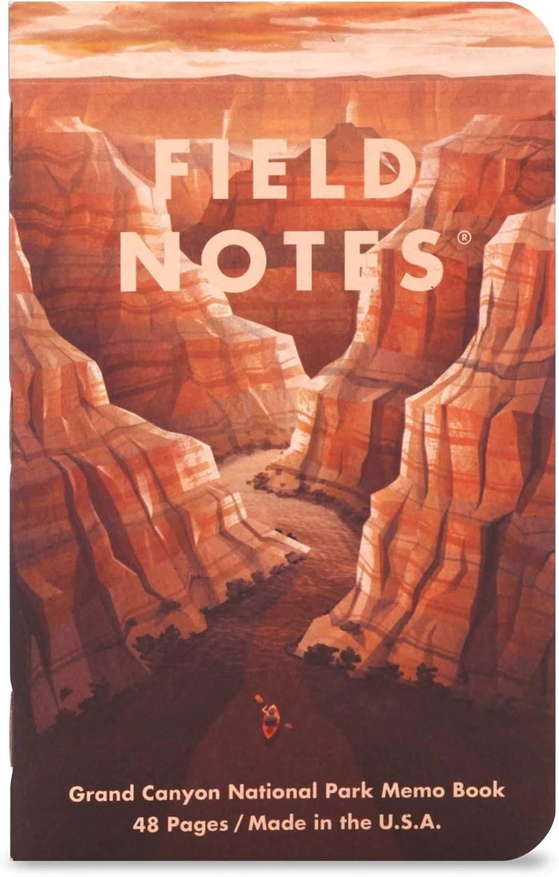 Field Notes : National Parks Series (Series B - Grand Canyon, Joshua Tree, Mount Rainier) - Graph Paper Memo Book 3-Pack - 3.5 x 5.5 Inch - Image 2