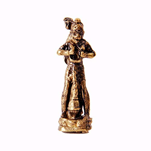 Purpledip Rare Miniature Statue Ram-Bhakt Hanuman, Unique Collectible Gift (11417) - Image 2