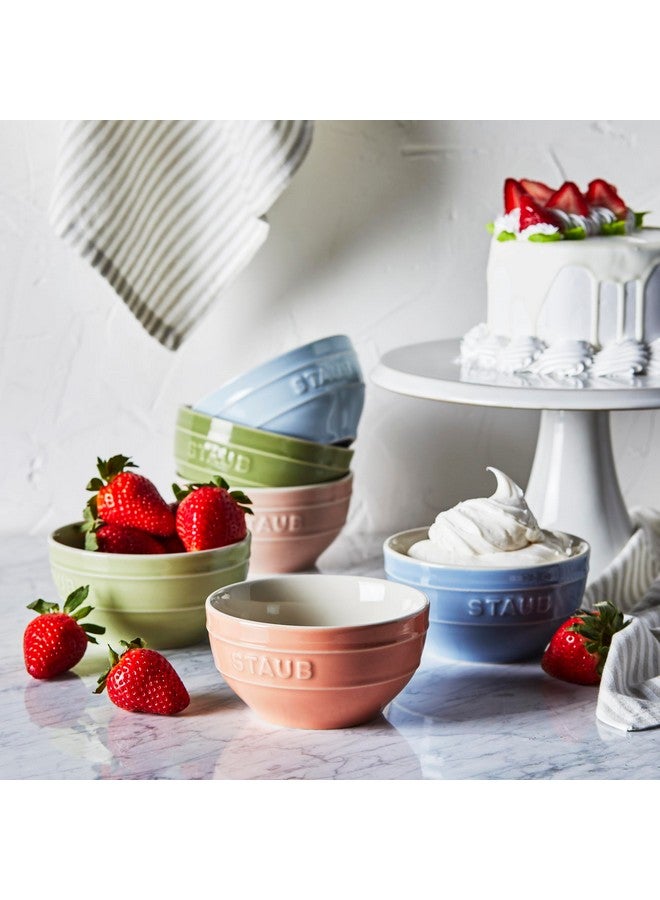 Staub Ceramic 6-pc 4.75-inch Small Universal Bowl Macaron Pastel Colors - Image 3