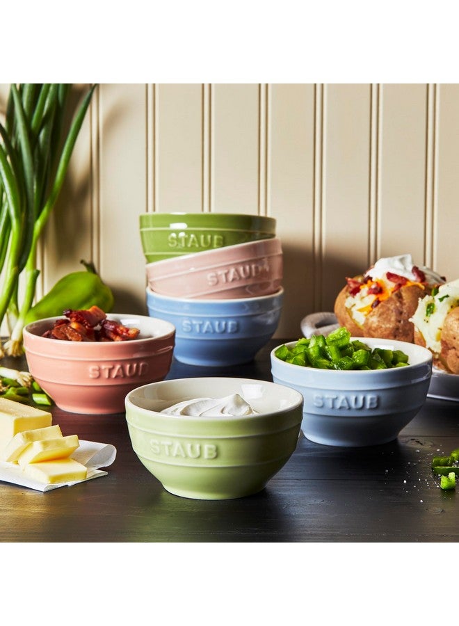 Staub Ceramic 6-pc 4.75-inch Small Universal Bowl Macaron Pastel Colors - Image 4
