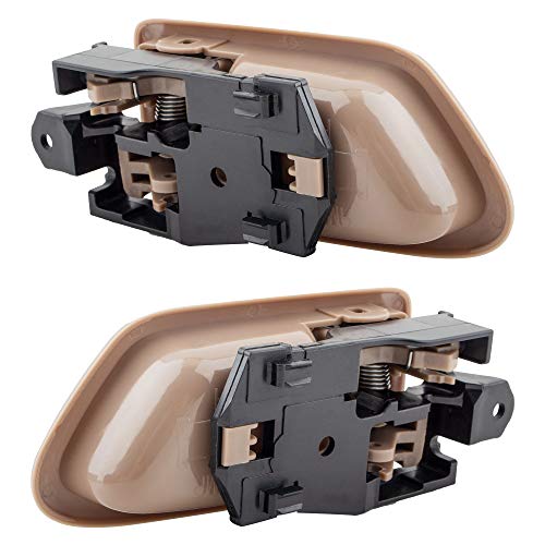 BOXI (مجموعة من 2 مقبض باب داخلي بيج أمامي/خلفي يسار ويمين يناسب تويوتا كامري 1997 1998 1999 2000 2001 / بديل 69205-AA010 69206-AA010) - Image 4