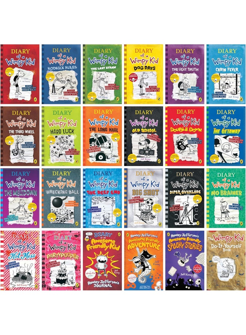 Diary of a Wimpy Kid Series (Books 1–21) by Jeff Kinney | A Global Bestselling Illustrated Collection - Image 1