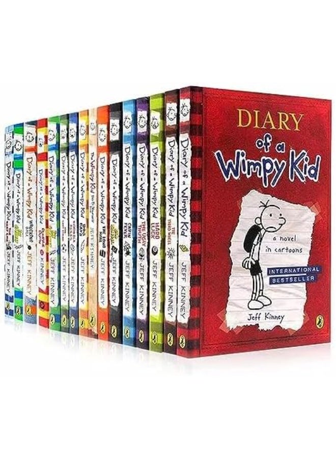 Diary of a Wimpy Kid سلسلة  ويمبي كيد  (الأجزاء من 1 إلى 21) | Jeff Kinney | سلسلة مغامرات كوميدية مصورة الأكثر مبيعًا عالميًا - Image 1