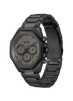 HUGO BOSS Men Chronograph Round Shape Stainless Steel Wrist Watch 44 mm  - Image 2