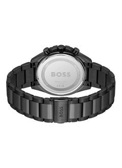HUGO BOSS Men Chronograph Round Shape Stainless Steel Wrist Watch 44 mm  - Image 3