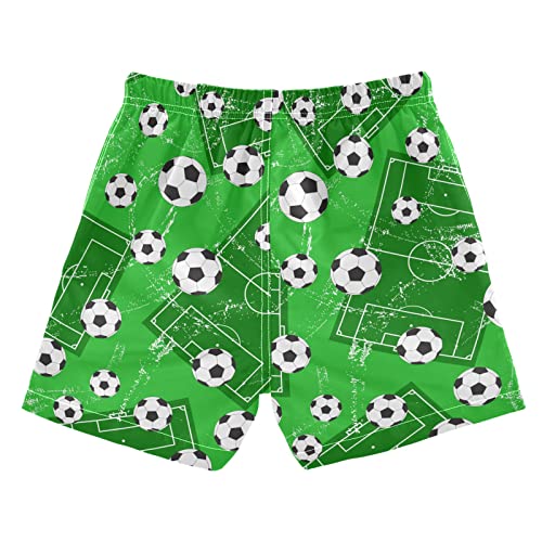 Aflyko Sport Board Shorts Soccer Play Game Field Green Boys Girls Swim Kid Trunk Beach Swimwear Bathing Suit - Image 3