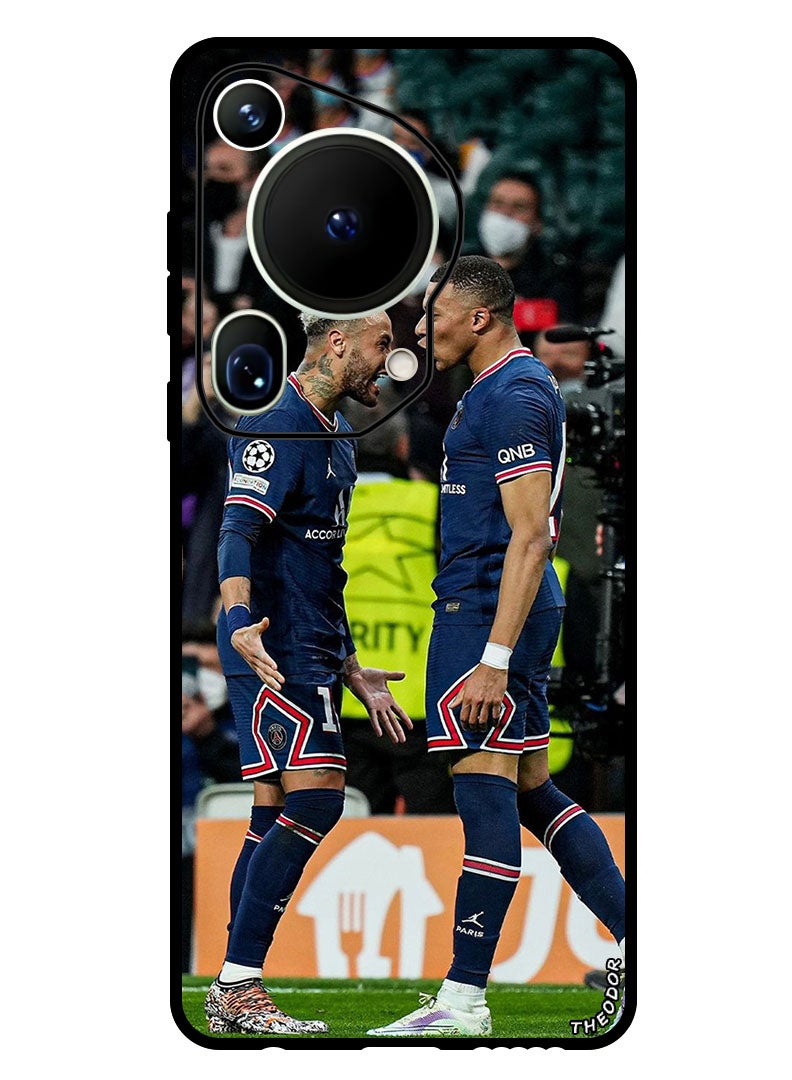 Theodor Protective Case Anti Scratch Shock Proof Bumper Cover For Huawei Pura 70 Ultra Mbappe and Neymar 2 - Image 1