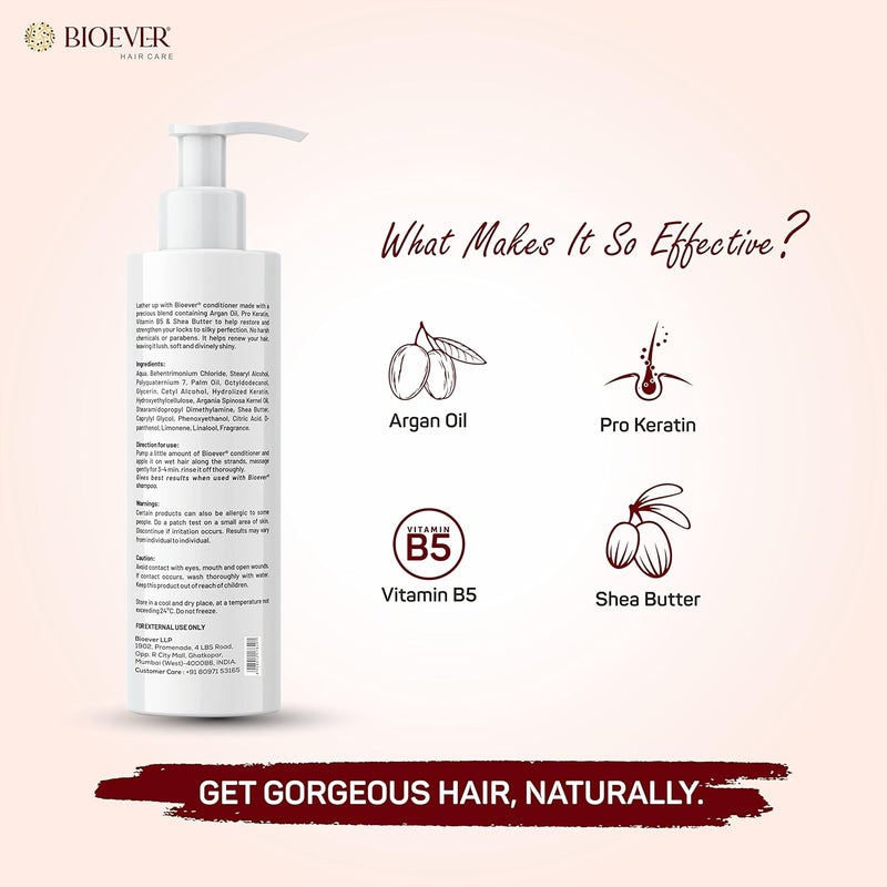 Bioever Shampoo And Conditioner 250ML Each Apple Cider VinegarAloe veraAmla FrizzFree Manageable Hair SulfateFree ParabenFree Deep Hydration Strength For Men Women - Image 4