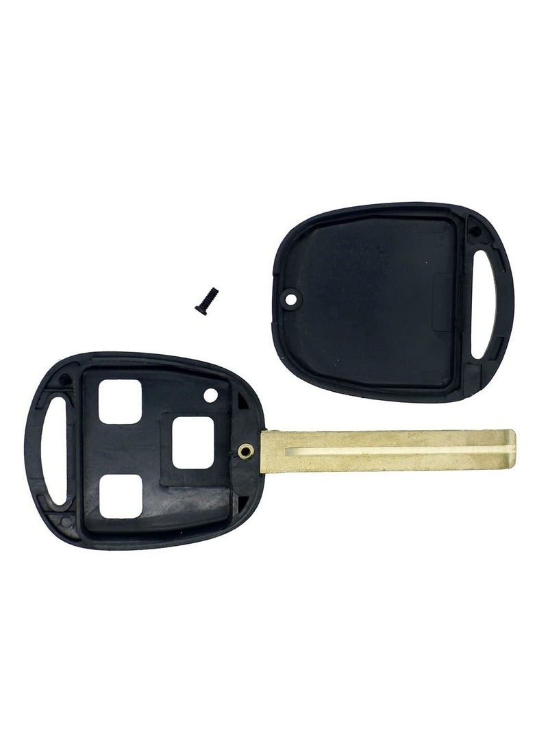 Rubik غطاء مفتاح بديل عن بُعد 3 أزرار لسيارات لكزس 98-2001 لكزس LX 470 ES 300 SC 300 SC 400 بدون شريحة داخلية (شفرة بطول 4.7 سم) - Image 2