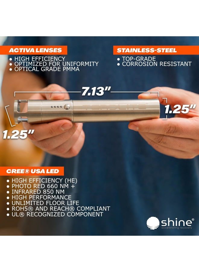 Shine TENDLITE™ PRO [New 2024 Model] Red Light Therapy for Body - Medical Grade Therapy Device - Introducing Our Larger & Most Powerful TENDLITE - Home Care with High-Power LEDs 660nm Plus 850nm - Image 5