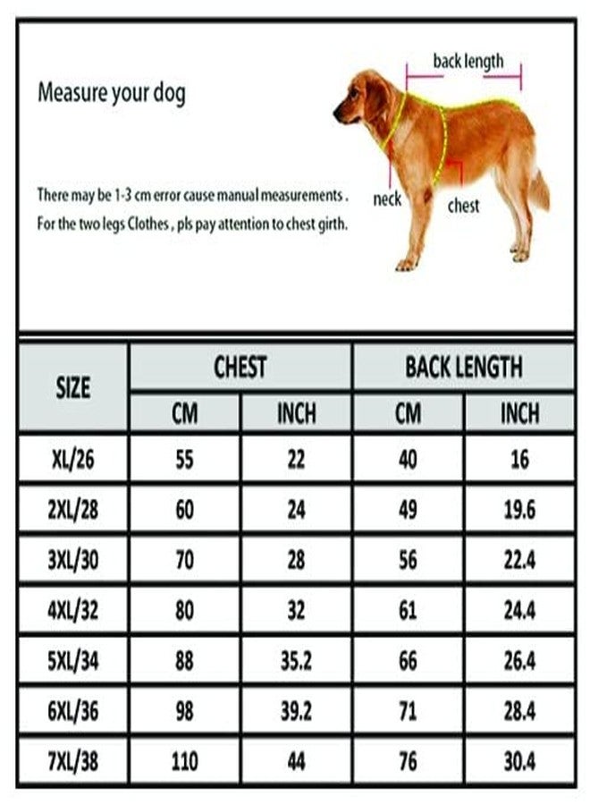 PETANGEL Cotton Striped T- Shirt for Medium/Large Dogs | Breathable Stretchy Fashion Big Dogs Clothes for Beagle, Corgi, Husky, Labarador, Golden Retriver, Samoyed etc (Size: 2XL) - Image 4