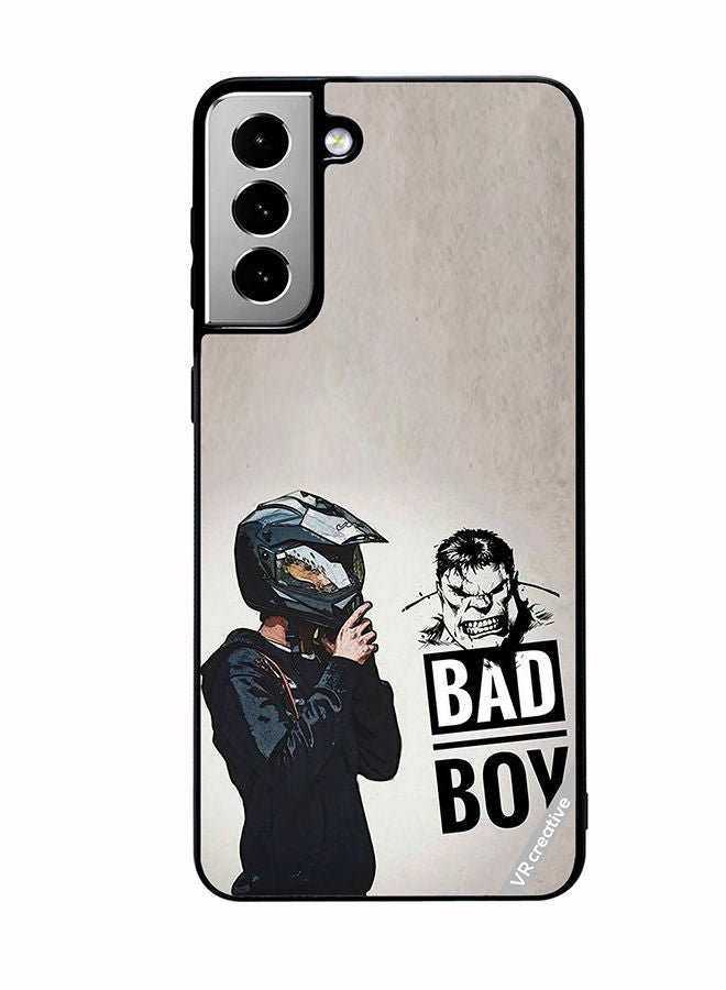 VR CREATIVE Protective Case Cover For Samsung Galaxy S21 FE 5G Bad Boy Design Multicolour - Image 1