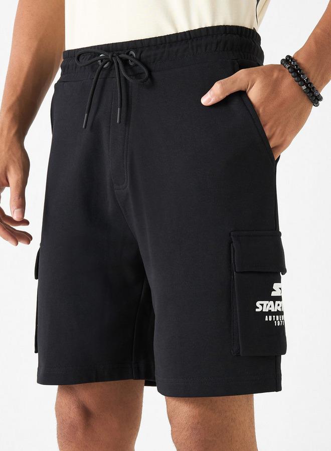 ستارتر شورت برباط إغلاق وجيوب وطبعات - Image 1