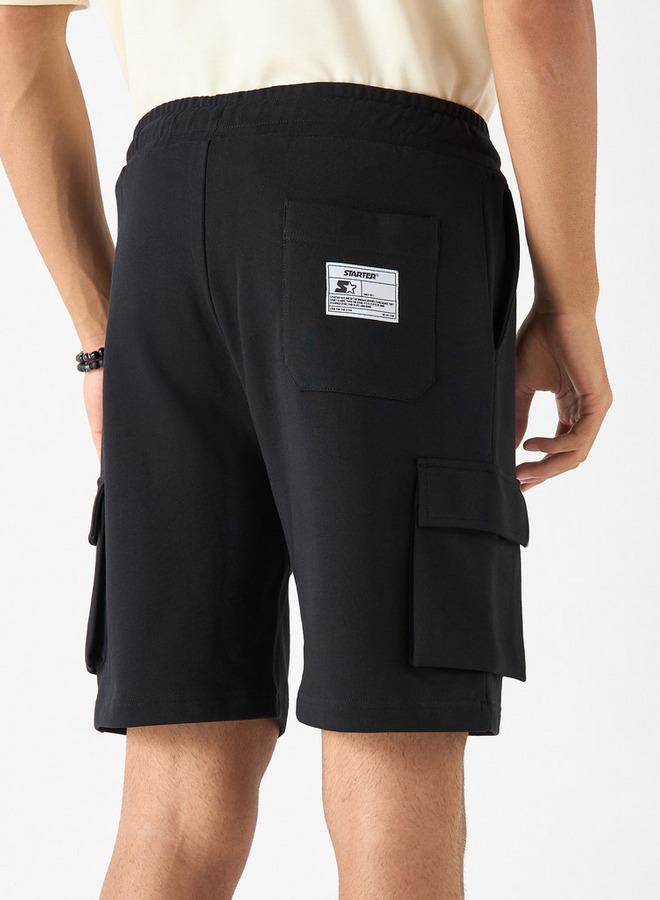 ستارتر شورت برباط إغلاق وجيوب وطبعات - Image 3