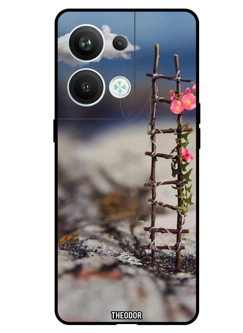 Theodor Protective Case Anti Scratch Shock Proof Bumper Cover For Oppo Reno 9 Pro Plus Cloud With Stair  - Image 1