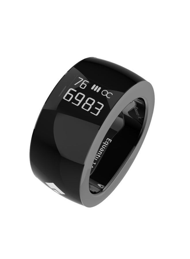 Arabic LED Digital Display Smart Ring Cross Border Bluetooth Ring Electronic Counter Time Reminder Smart Rin-Color:Black No. 7 - Image 2