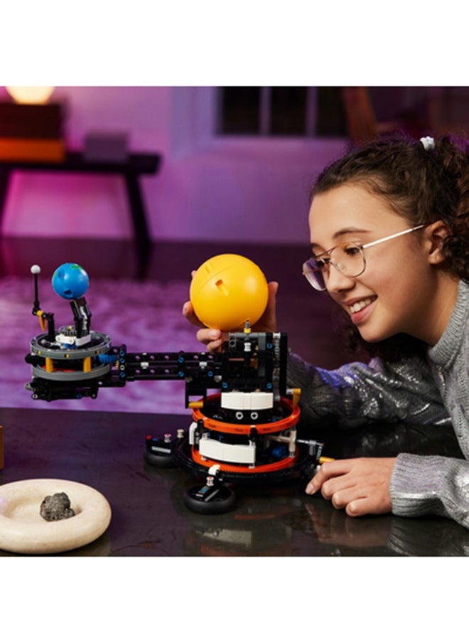 LEGO - 42179 Technic Planet Earth And Moon In Orbit Building Set, Outer Space Gift For Kids Aged 10 And Over, Solar System Toy, Imaginative, Independent Play For Boys And Girls (526 Pieces) - Image 1