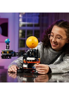 LEGO 42179 Technic Planet Earth And Moon In Orbit Building Set, Outer Space Gift For Kids Aged 10 And Over, Solar System Toy, Imaginative, Independent Play For Boys And Girls (526 Pieces)  - Image 5
