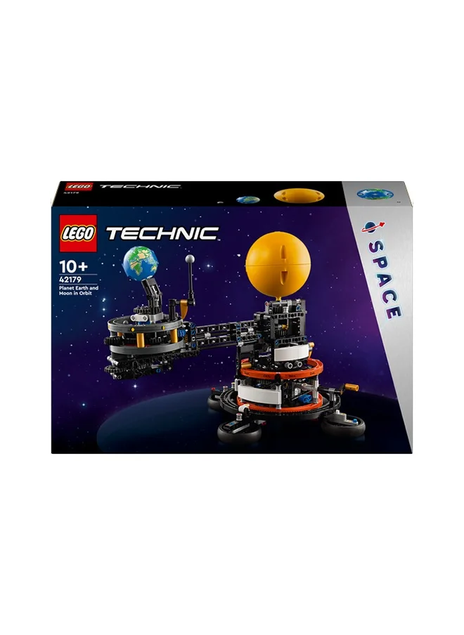 LEGO 42179 Technic Planet Earth And Moon In Orbit Building Set, Outer Space Gift For Kids Aged 10 And Over, Solar System Toy, Imaginative, Independent Play For Boys And Girls (526 Pieces)