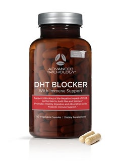 Advanced Trichology Dht Blocker Hair Growth Supplement For Genetic Thinning For Men And Women ; Approved* By American Hair Loss Association ; Guaranteed Backed By 20 Years Of Experience In Hair Loss Treatment Clinics  - Image 2