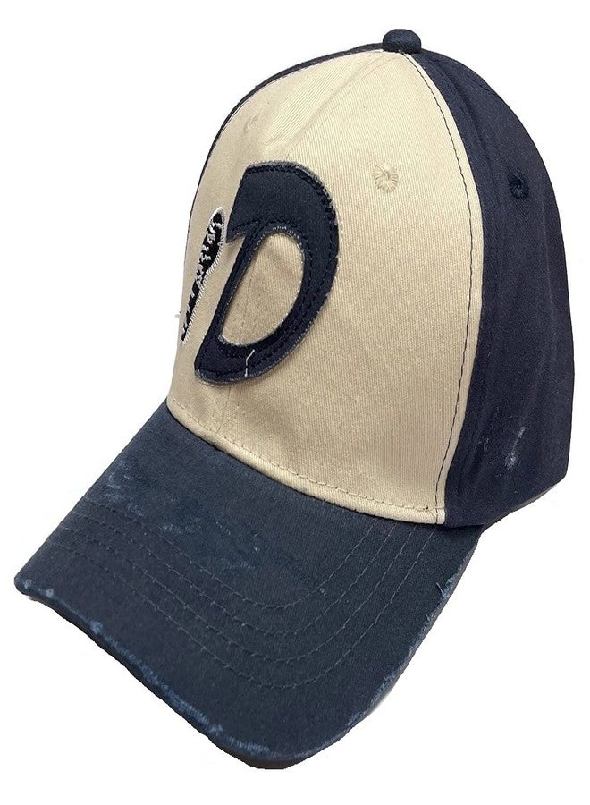 costumebase Clementine D Trucker Cap Weathered Baseball Aged Cap Hat Headgear Walking Dead Blue - Image 2