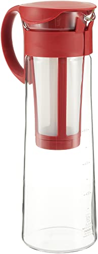 Hario "Mizudashi" Cold Brew Coffee Maker, 1000ml, Red - Image 4