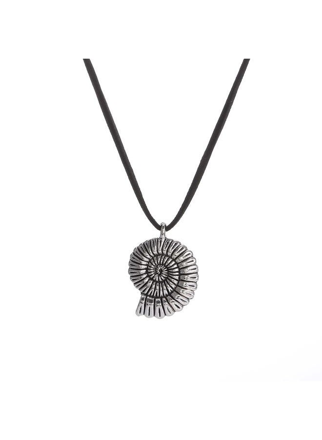 Yalice Boho Conch Shell Necklace Chain Leather Suede Choker Necklaces for Women and Girls - Image 1