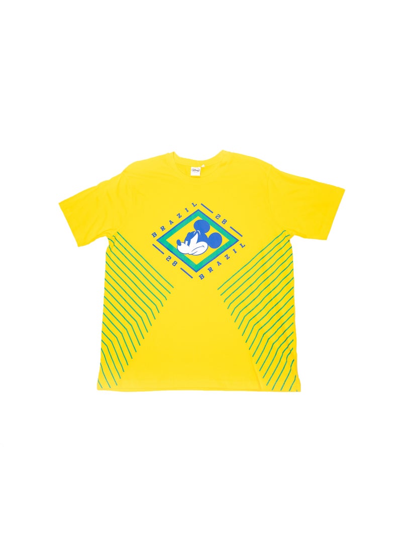 ميكي ماوس - تيشيرت رجالي البرازيل - Image 1