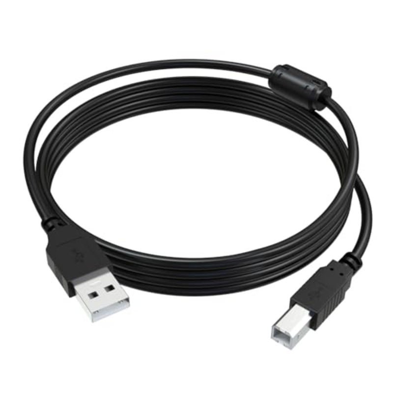 ET-2800 Printer Cable USB 2.0 Compatible with Epson EcoTank ET-2800, ET-4800, ET-2400, ET-2850, ET-8550, ET-4850, ET-3850, ET-15000, ET-8500, XP-5200, XP-4200 Printer 5 ft, 1.5 m - Image 1