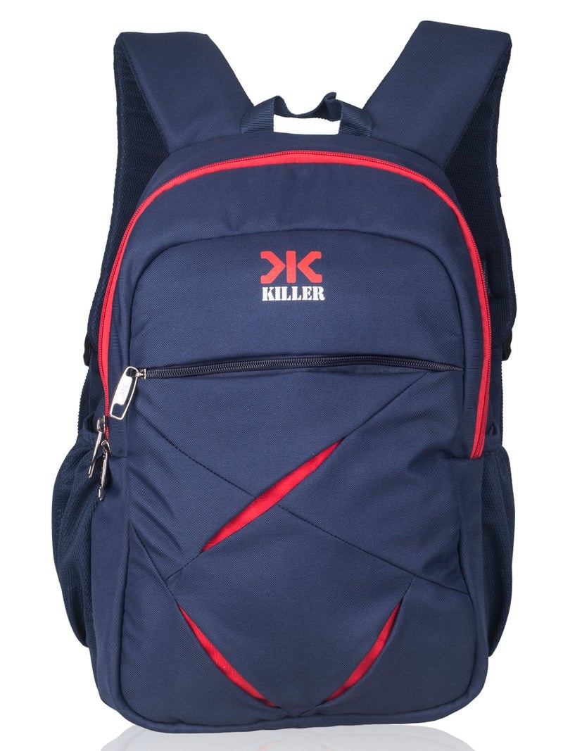 Killer Lister Laptop Backpack for 15.6 inch Laptop - Trendy Everyday Carry College Backpacks for Boys - Navy Blue - Image 1