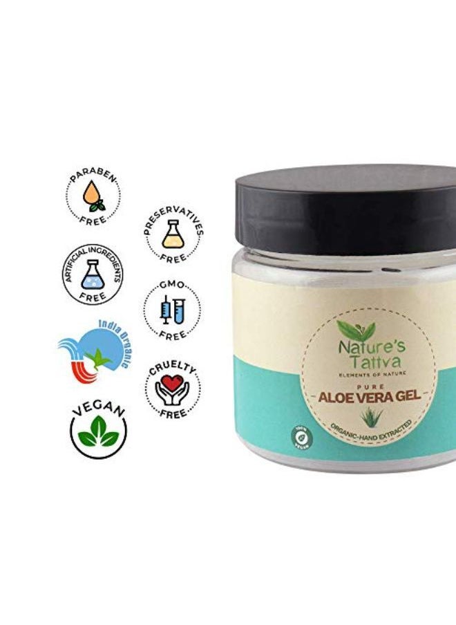 Nature's Tattva - Tattvalogy Pure And Natural Aloe Vera Gel, Clear, 150G - Image 1