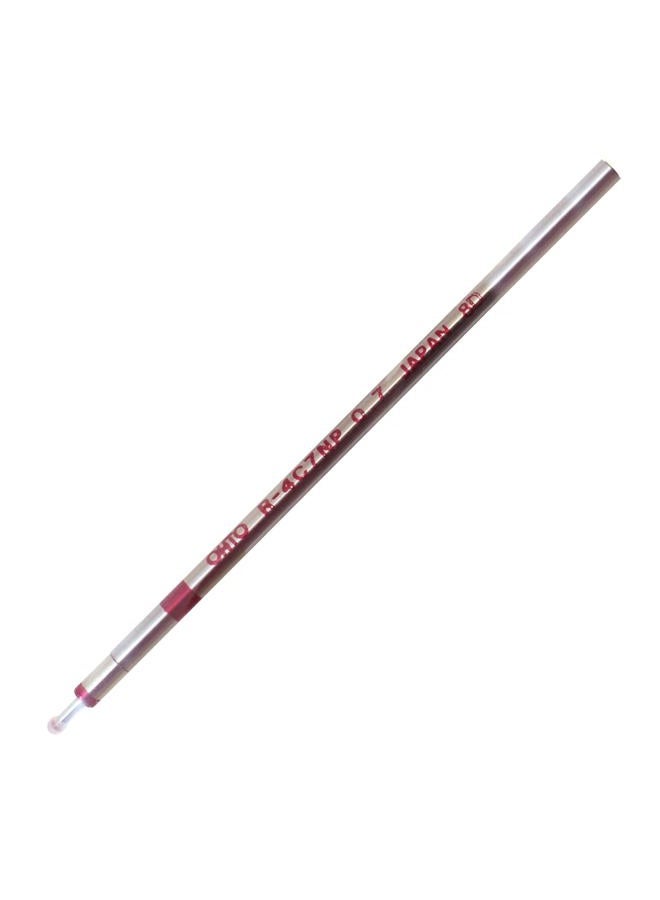 オート Ohto R-4C7NP Needle-Point Ballpoint Pen Refill - 0.7 mm - Red