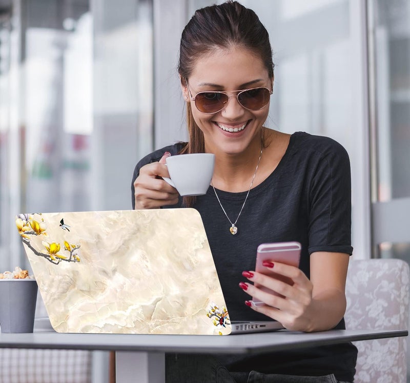 icolor Yellow Flower Laptop Skin Sticker Decal - Image 4