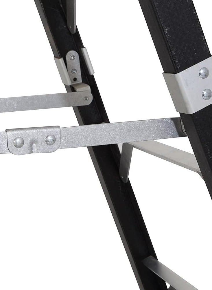 LIBERTI 8' Liberti Safe Step Series Heavy Duty Fiber Glass Step Ladder  - Image 4
