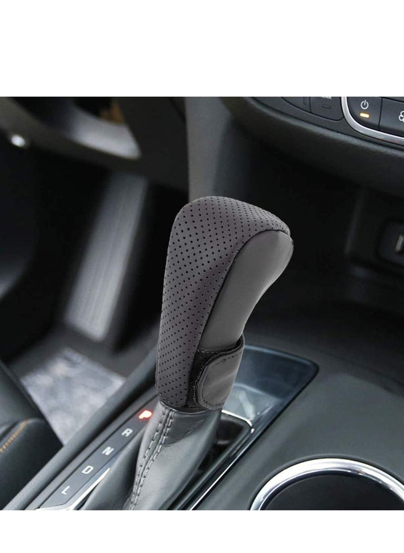 Easy to Disassemble and Install Tools Sets Easy to Install Universal Nonslip Breathable Genuine Leather Car Gear Shift Knob Cover Black - pzsku/Z2CAB7A9E40E0628E733EZ/45/_/1681712622/43924deb-ad01-4baa-9901-6dac37ec8e4c