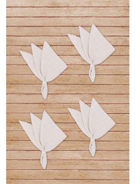 Odel Home Buldan Fabric Square Textured Napkin - Set of 4