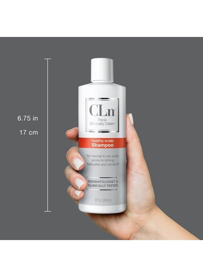 سي إل إن شامبو CLn® - تركيبة منقية بحمض الساليسيليك، لفروة الرأس العادية إلى الدهنية المعرضة لالتهاب الجريبات والقشرة والحكة وفروة الرأس المتقشرة، خالٍ من العطور والبارابين، 8 أونصة سائلة. - Image 4