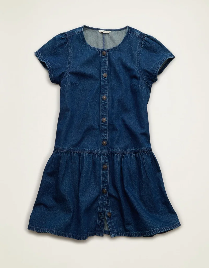 American Eagle AE Short-Sleeve Peplum Mini Dress